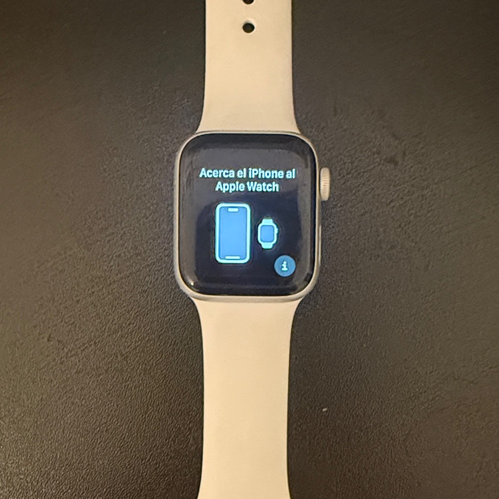 Apple Watch - Silver Case with White Band